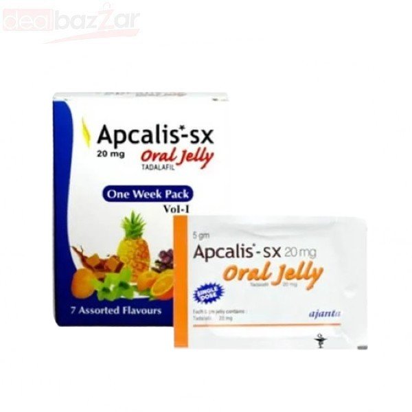Apcalis SX 20 mg Oral Jelly Tadalafil In Pakistan